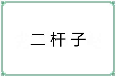二杆子