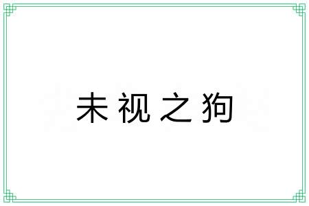 未视之狗